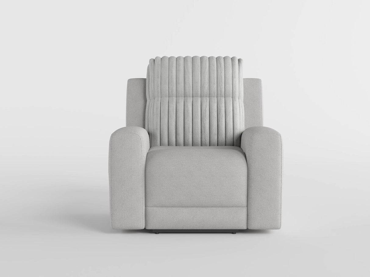 Benton Light Gray Reclining Chair from Homelegance - Luna Furniture