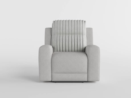 Benton Light Gray Double Reclining Sofa from Homelegance - Luna Furniture