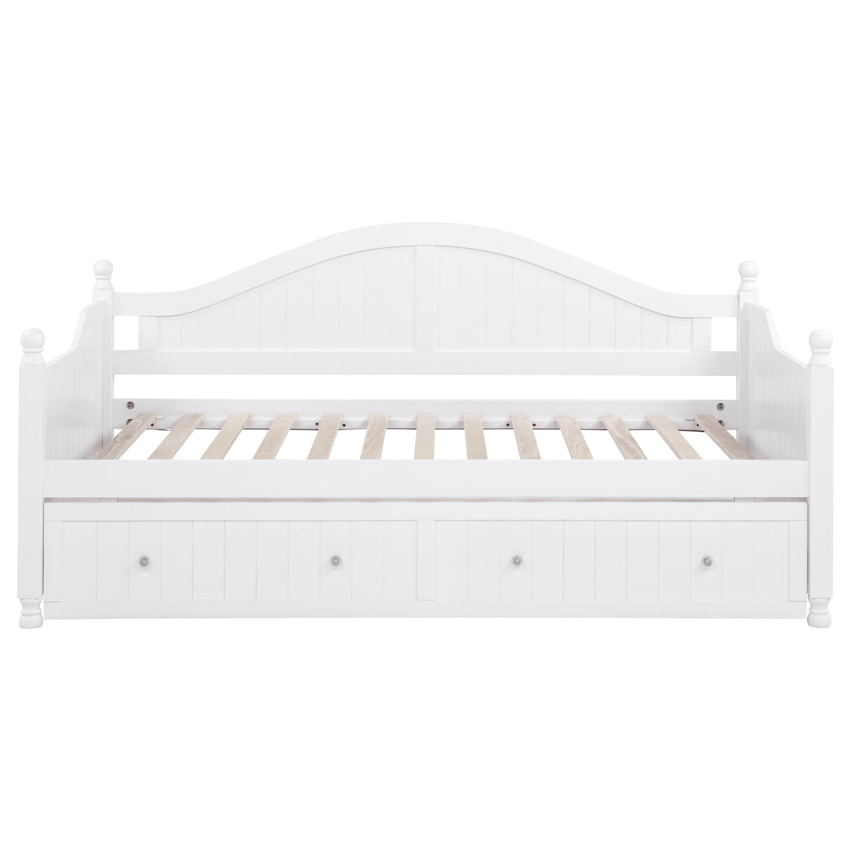 Julie Ann White Twin Daybed with Trundle from Coaster - Luna Furniture
