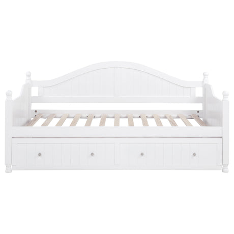 Julie Ann White Twin Daybed with Trundle from Coaster - Luna Furniture
