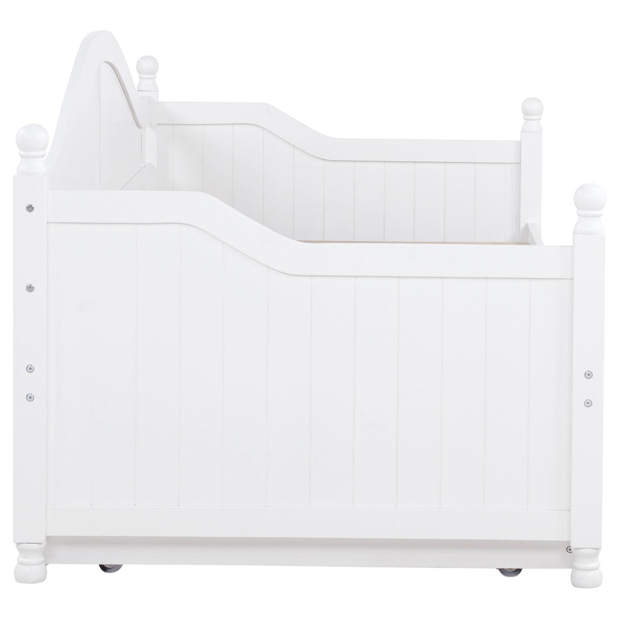 Julie Ann White Twin Daybed with Trundle from Coaster - Luna Furniture