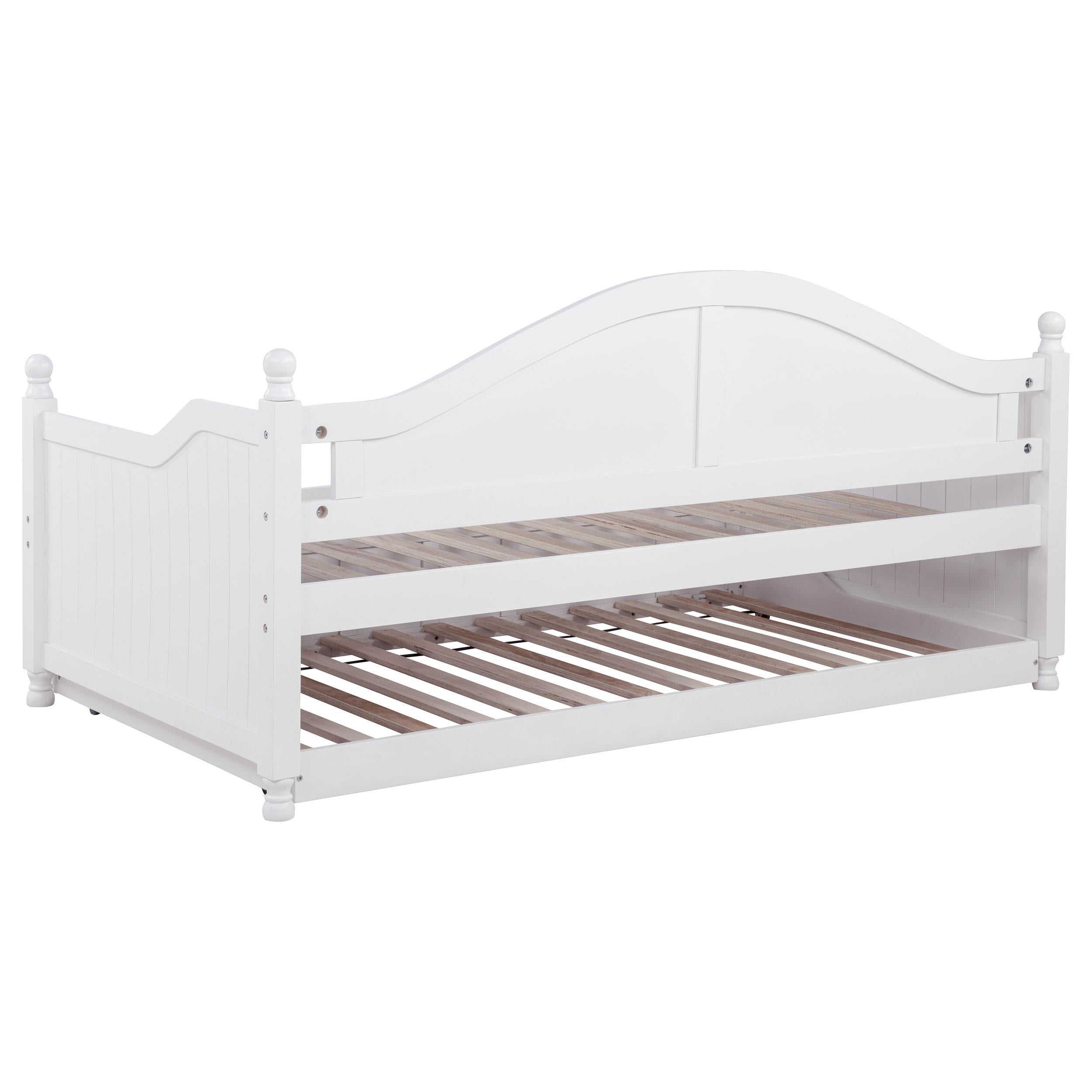 Coaster Julie Ann Twin Daybed with Trundle White - Luna Furniture
