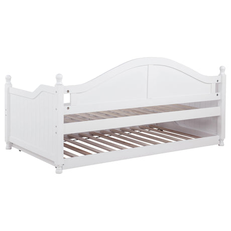 Julie Ann White Twin Daybed with Trundle from Coaster - Luna Furniture