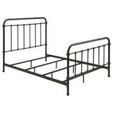 Livingston Dark Bronze Metal Full Open Frame Bed from Coaster - Luna Furniture