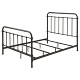Livingston Dark Bronze Metal Full Open Frame Bed from Coaster - Luna Furniture
