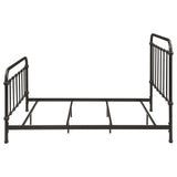Livingston Dark Bronze Metal Full Open Frame Bed from Coaster - Luna Furniture