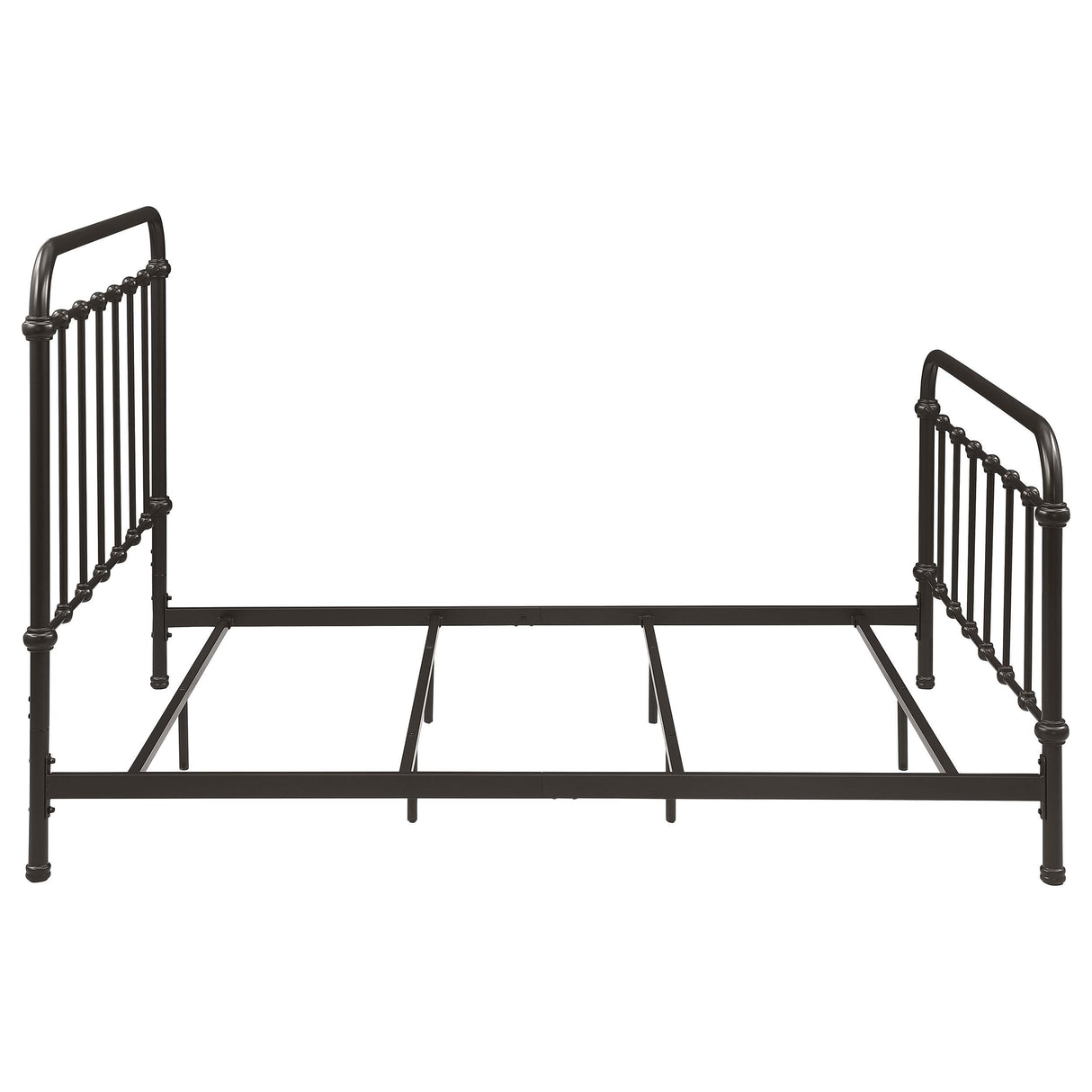 Livingston Dark Bronze Metal Full Open Frame Bed from Coaster - Luna Furniture