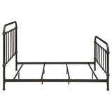 Livingston Dark Bronze Metal Full Open Frame Bed from Coaster - Luna Furniture