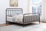 Livingston Dark Bronze Metal Eastern King Open Frame Bed from Coaster - Luna Furniture