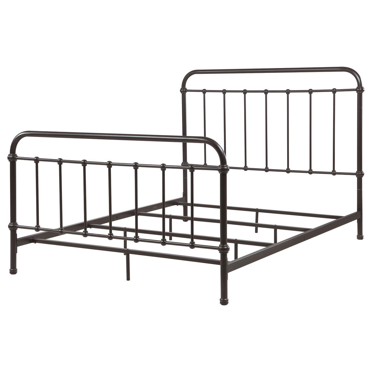 Livingston Dark Bronze Metal Queen Open Frame Bed from Coaster - Luna Furniture