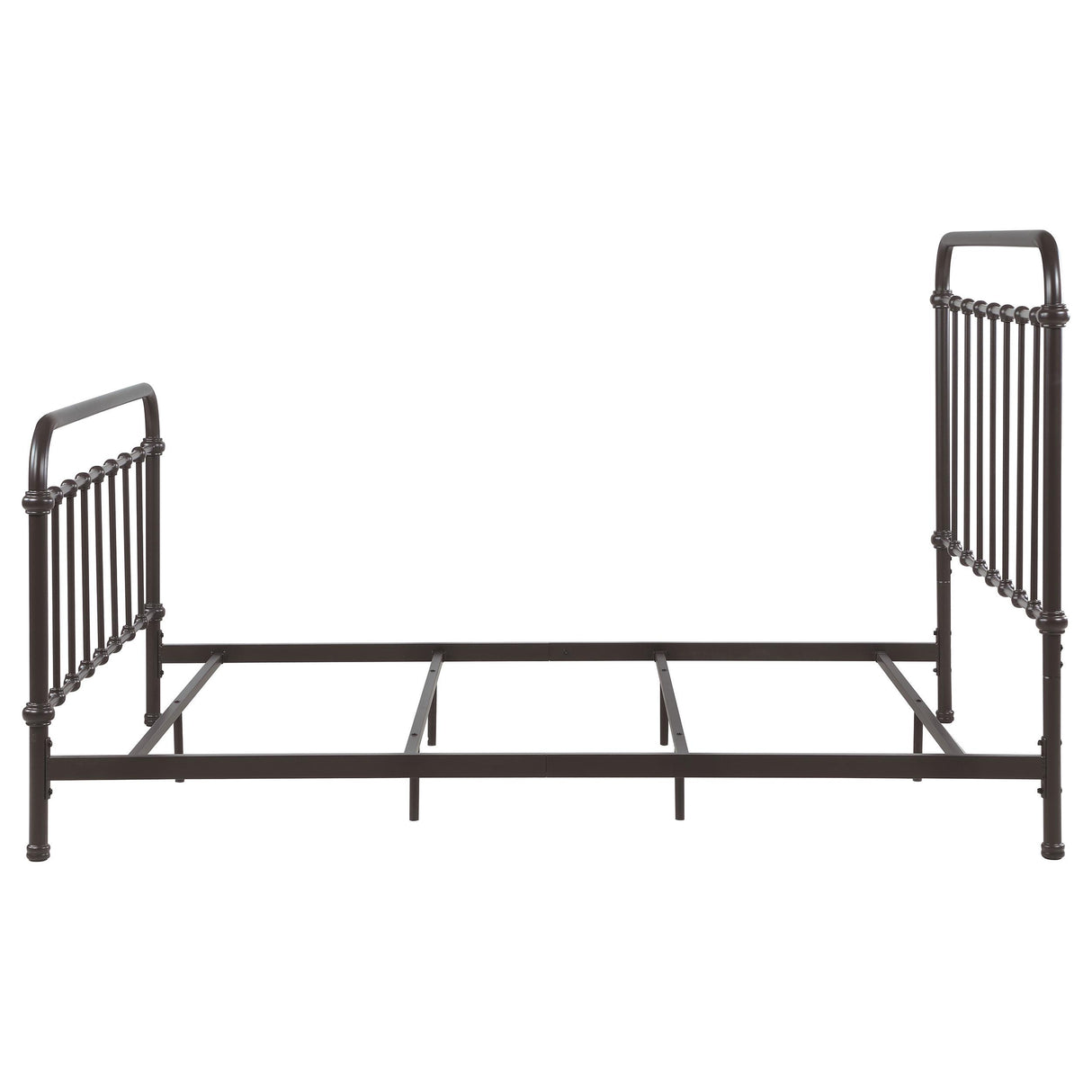 Livingston Dark Bronze Metal Queen Open Frame Bed from Coaster - Luna Furniture
