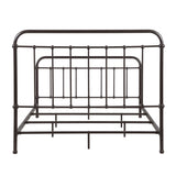 Livingston Dark Bronze Metal Queen Open Frame Bed from Coaster - Luna Furniture