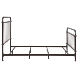 Livingston Dark Bronze Metal Queen Open Frame Bed from Coaster - Luna Furniture