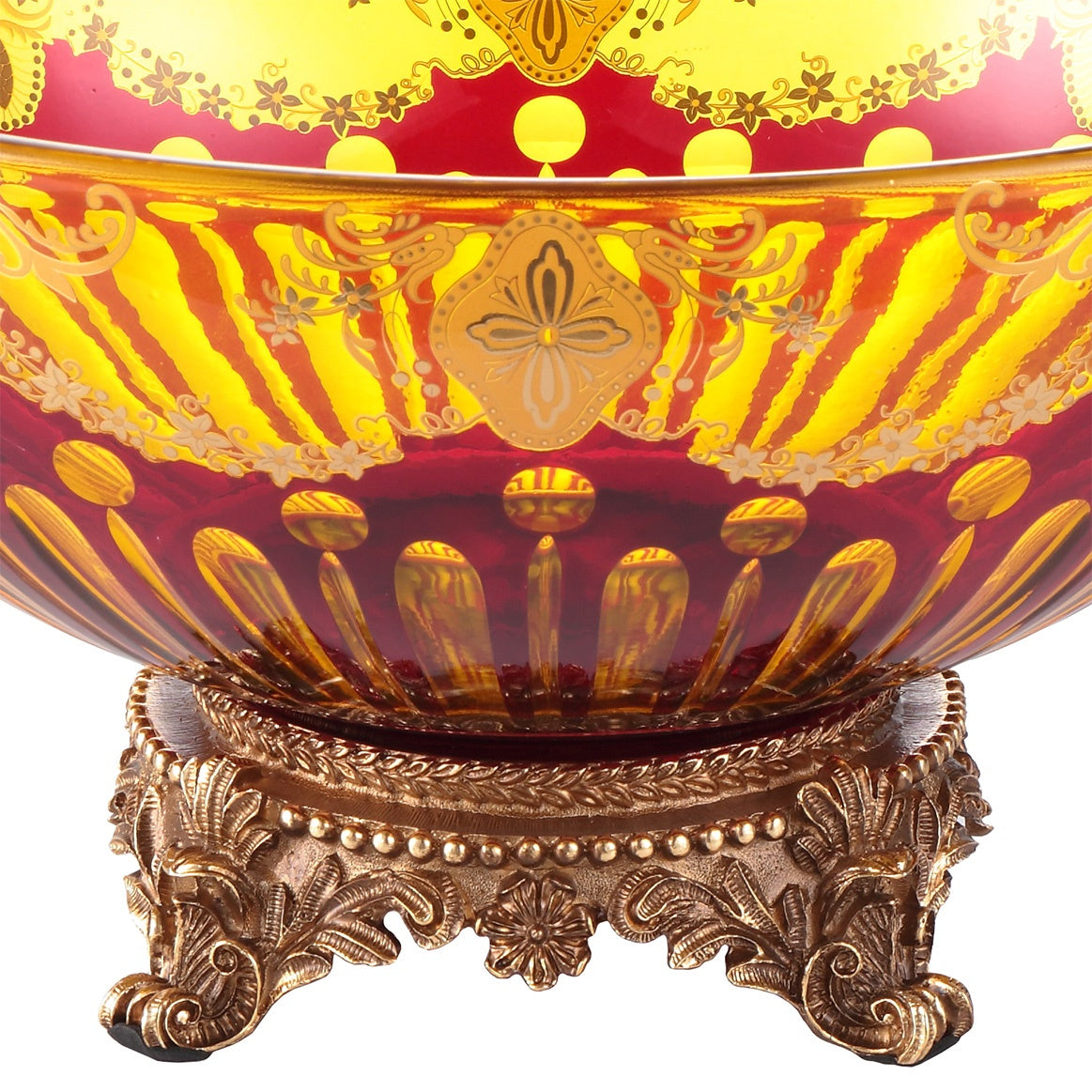HD-3005 Bronze/Amber/Ruby Red/Gold Bowl from Homey Design - Luna Furniture