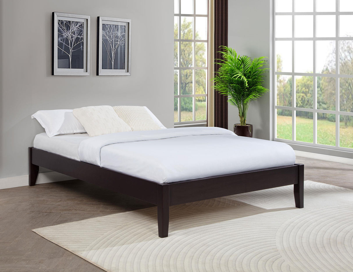 Hounslow Cappuccino Full Platform Bed from Coaster - Luna Furniture