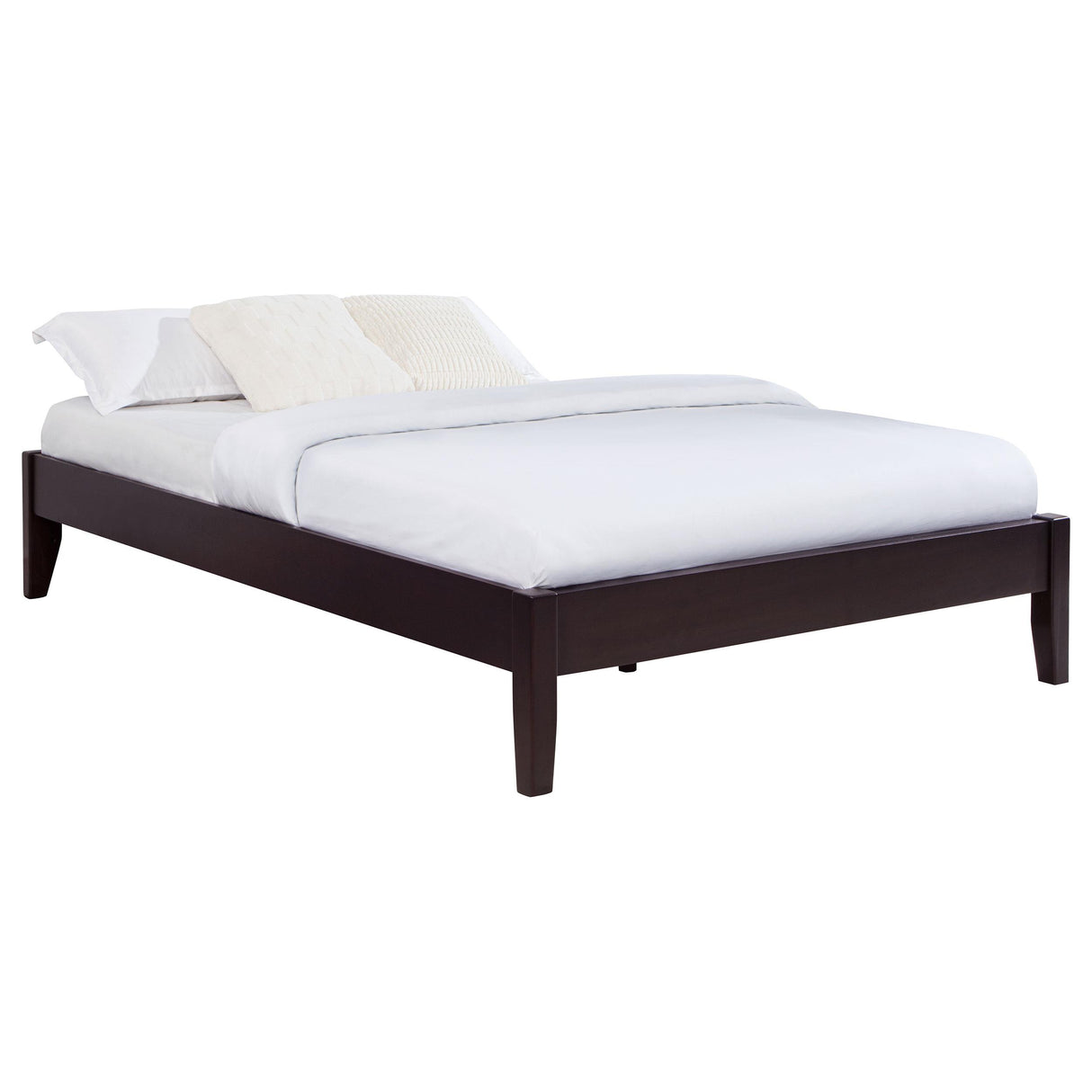Hounslow Cappuccino Full Platform Bed from Coaster - Luna Furniture
