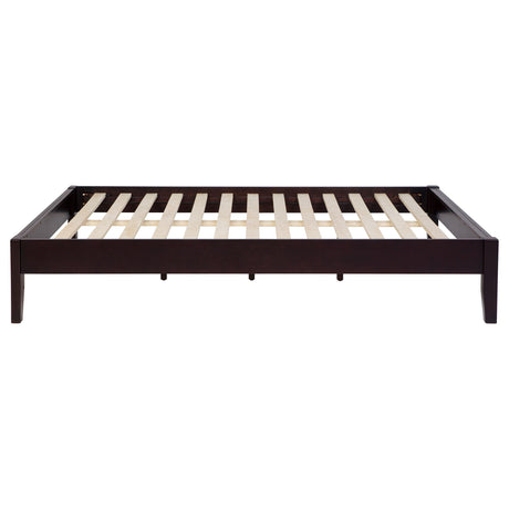 Hounslow Cappuccino Full Platform Bed from Coaster - Luna Furniture