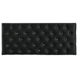 Barzini Black Tufted Rectangular Trunk with Nailhead from Coaster - Luna Furniture
