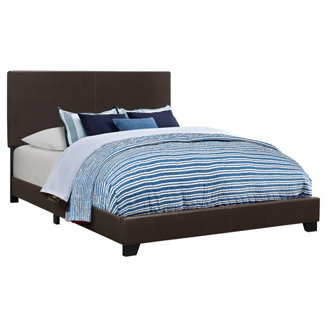 Dorian Brown and Dark Cocoa 5-Piece Queen Bedroom Set from Coaster - Luna Furniture