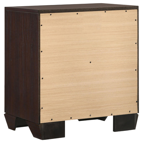 Dorian Brown and Dark Cocoa 5-Piece Eastern King Bedroom Set from Coaster - Luna Furniture