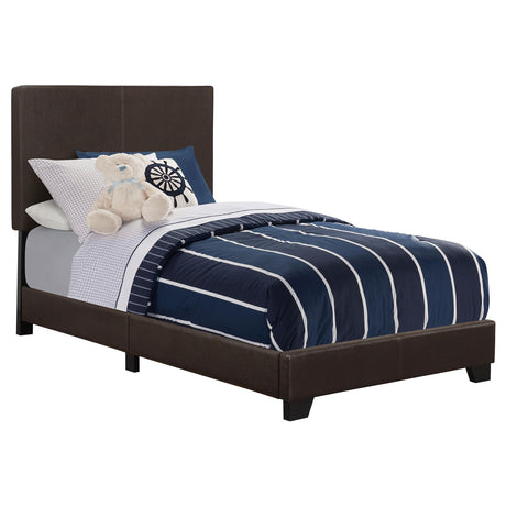 Dorian Brown and Dark Cocoa 5-Piece Twin Bedroom Set from Coaster - Luna Furniture