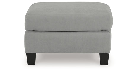 Adlai Chair and Ottoman in Shadow from Ashley - Luna Furniture