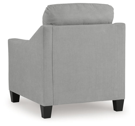 Adlai Shadow Chair and Ottoman from Ashley - Luna Furniture