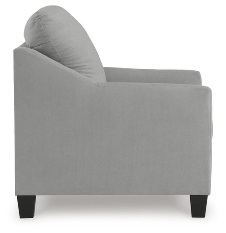 Adlai Shadow Chair and Ottoman from Ashley - Luna Furniture