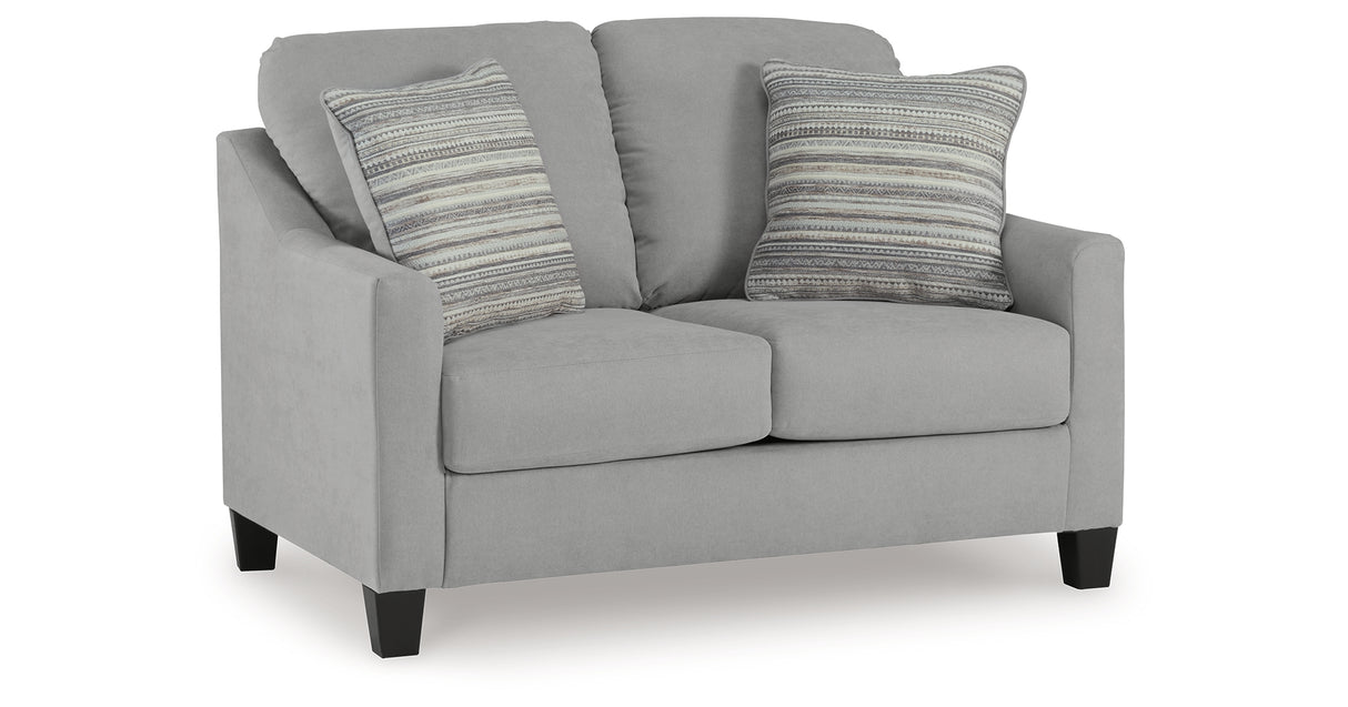 Adlai Shadow Loveseat from Ashley - Luna Furniture
