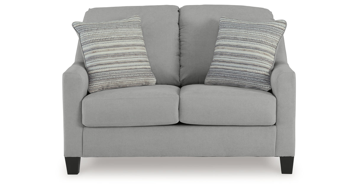 Adlai Shadow Loveseat from Ashley - Luna Furniture
