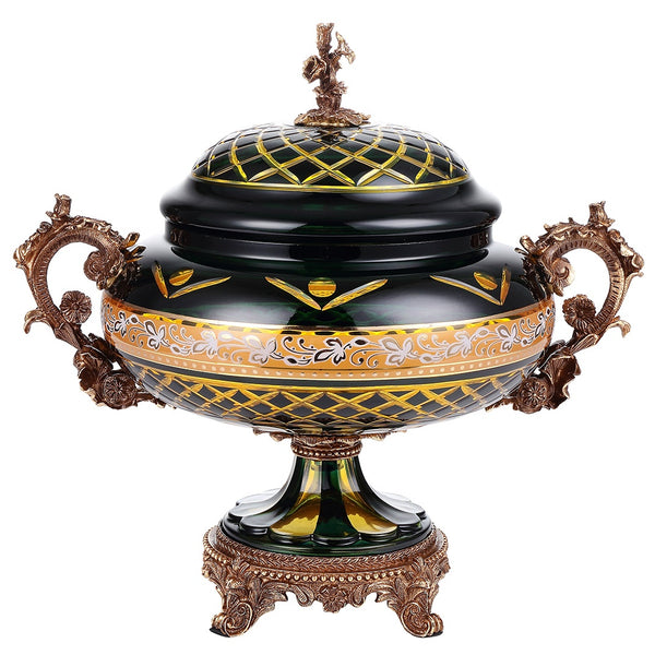 HD-3010L Bronze/Black Diamond Urn