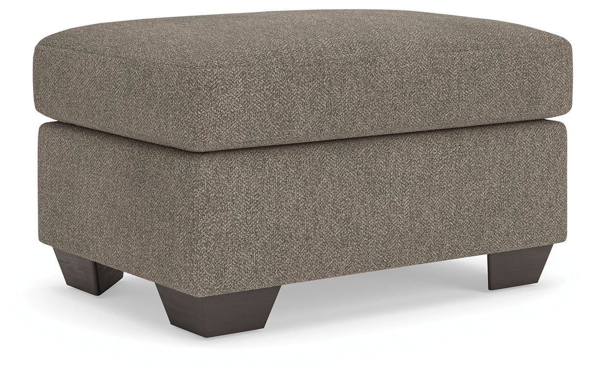 Triston-Peaks Suede Ottoman from Ashley Furniture - Luna Furniture