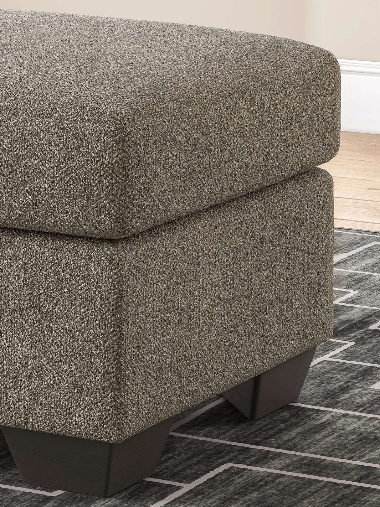 Triston-Peaks Suede Ottoman from Ashley Furniture - Luna Furniture