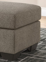 Triston-Peaks Suede Ottoman from Ashley Furniture - Luna Furniture