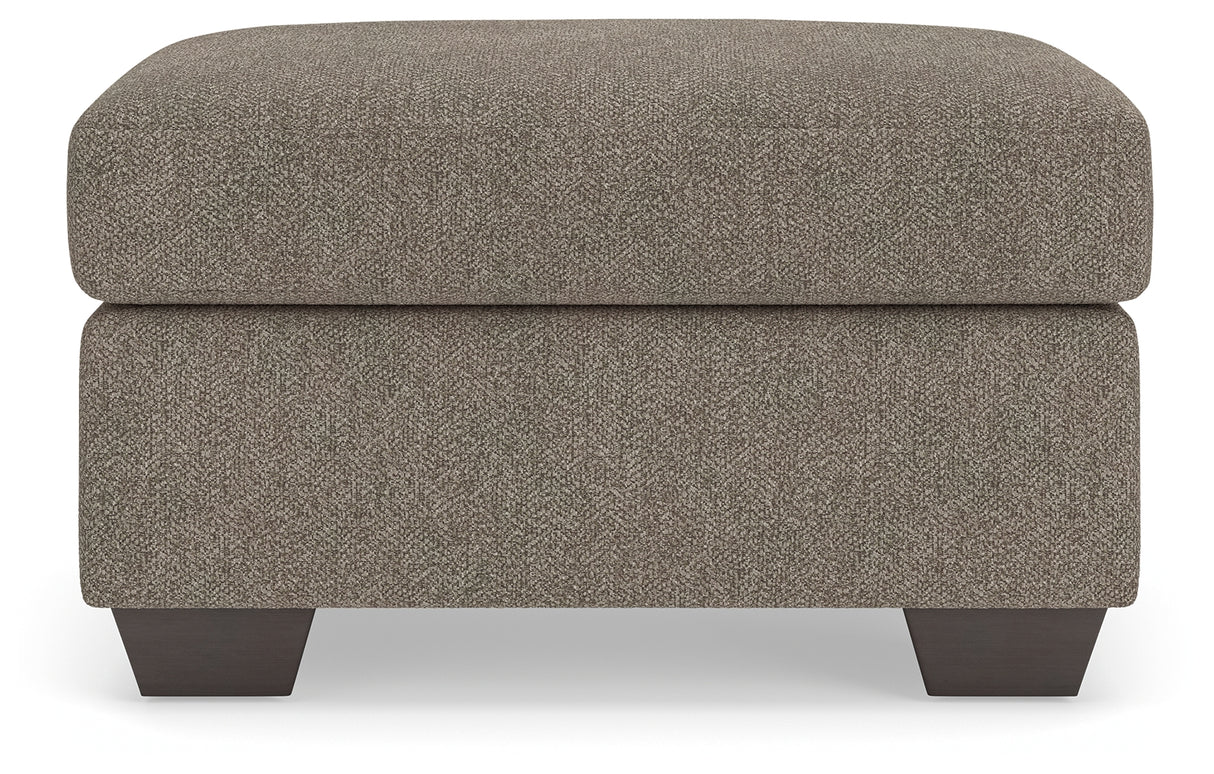Triston-Peaks Suede Ottoman from Ashley Furniture - Luna Furniture