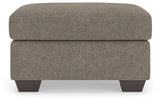 Triston-Peaks Suede Ottoman from Ashley Furniture - Luna Furniture