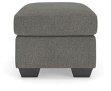 Triston-Peaks Suede Ottoman from Ashley Furniture - Luna Furniture