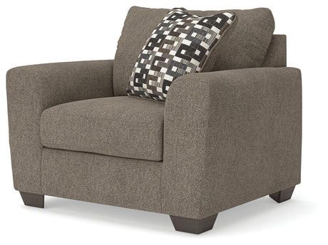 Triston-Peaks Suede Oversized Chair from Ashley - Luna Furniture
