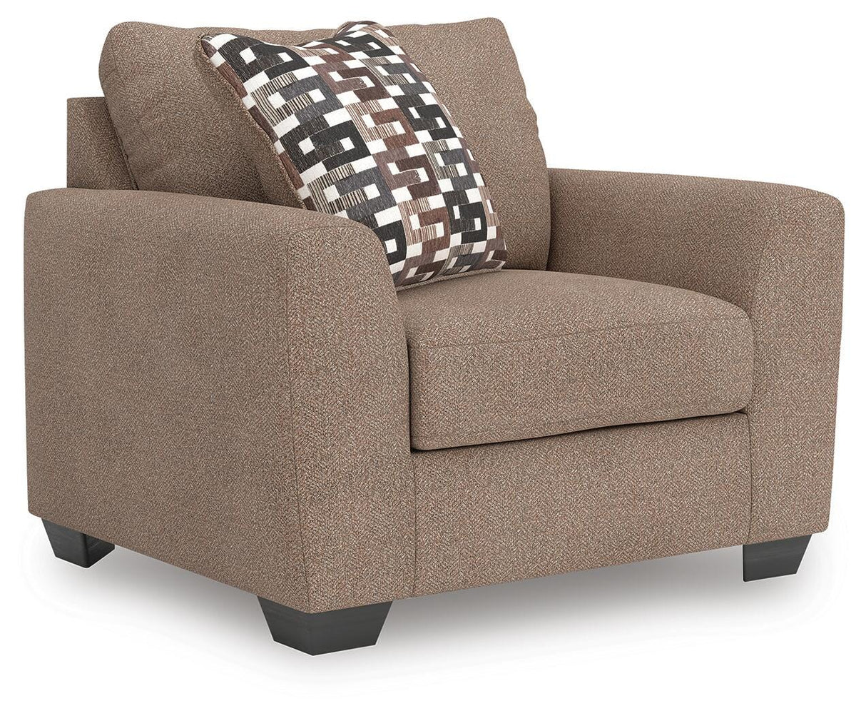 Triston-Peaks Suede Oversized Chair from Ashley Furniture - Luna Furniture