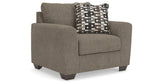Triston-Peaks Suede Oversized Chair from Ashley Furniture - Luna Furniture
