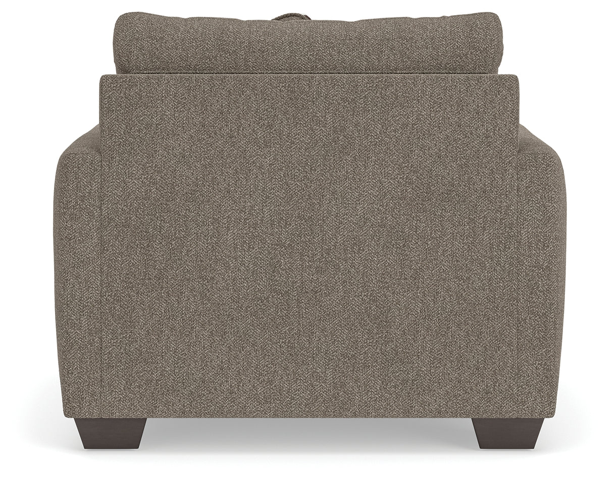 Triston-Peaks Suede Oversized Chair from Ashley Furniture - Luna Furniture