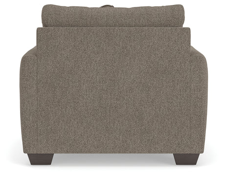 Triston-Peaks Suede Oversized Chair from Ashley - Luna Furniture