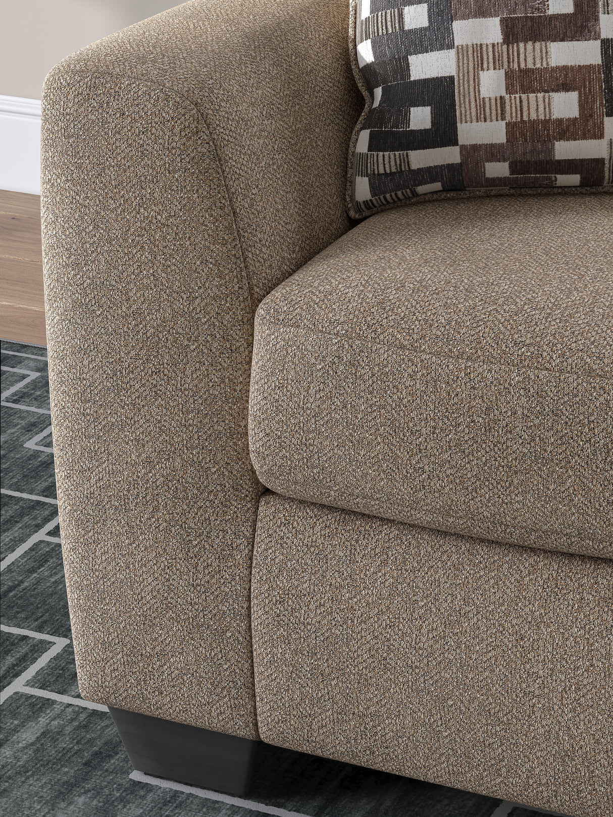 Triston-Peaks Suede Oversized Chair from Ashley - Luna Furniture