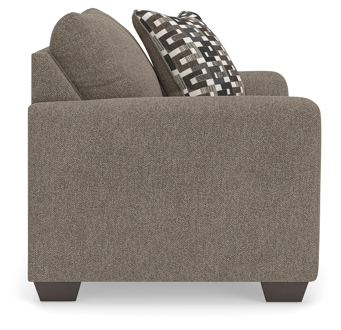 Triston-Peaks Suede Oversized Chair from Ashley Furniture - Luna Furniture