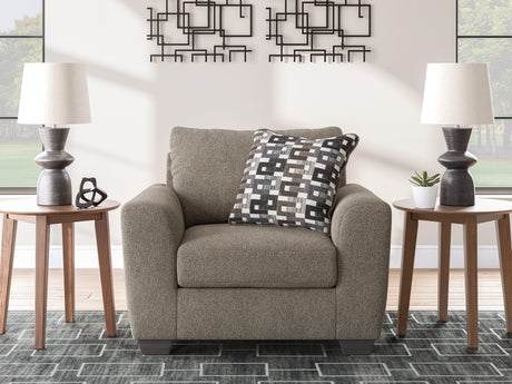 Triston-Peaks Suede Oversized Chair from Ashley - Luna Furniture