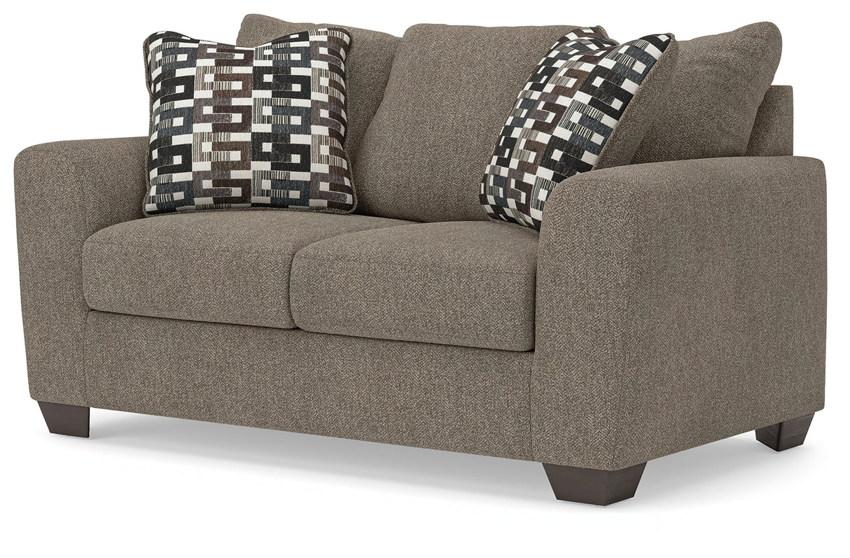 Triston-Peaks Suede Loveseat from Ashley Furniture - Luna Furniture