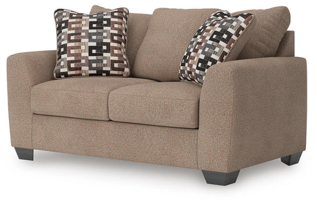 Triston-Peaks Suede Loveseat from Ashley - Luna Furniture