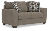 Triston-Peaks Suede Loveseat from Ashley Furniture - Luna Furniture