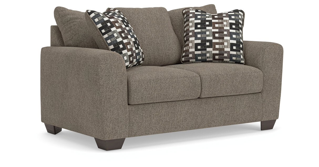 Triston-Peaks Suede Loveseat from Ashley Furniture - Luna Furniture