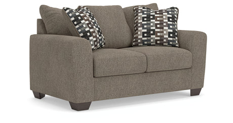 Triston-Peaks Suede Loveseat from Ashley - Luna Furniture